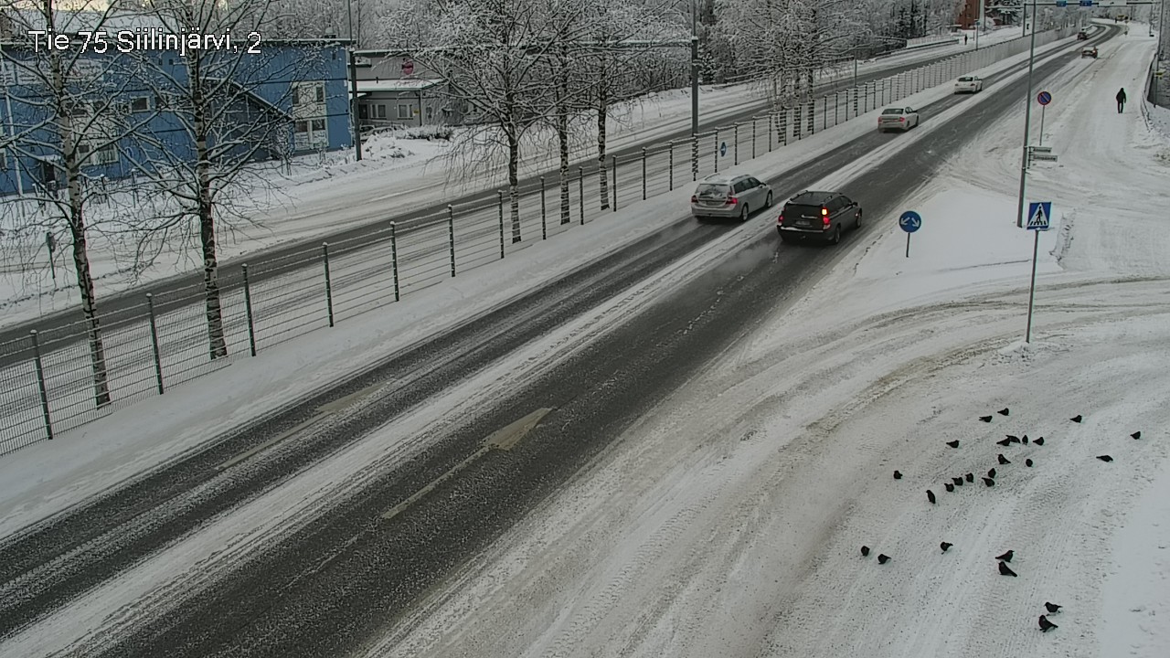 Weather Camera Image Road 75 Siilinjärvi2, Siilinjärvi, Pohjois-Savo