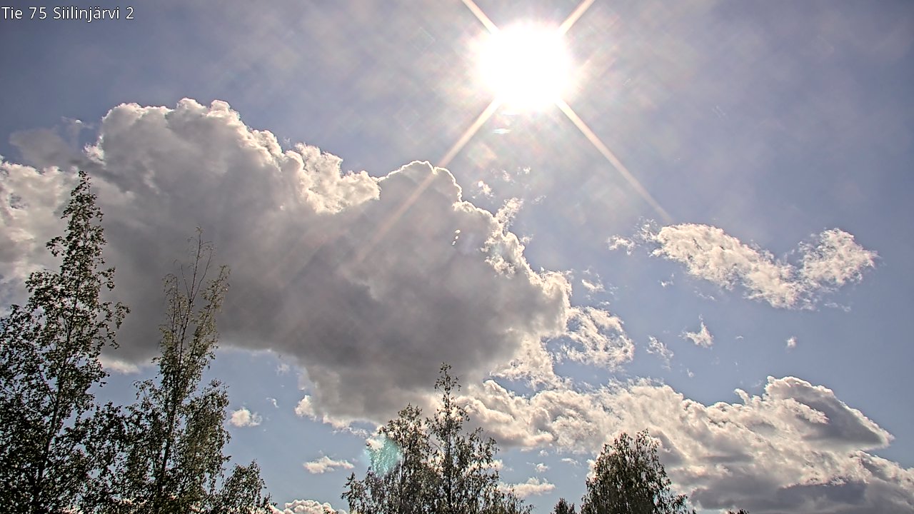 Weather Camera Image Väg 75 Siilinjärvi2, Siilinjärvi, Pohjois-Savo