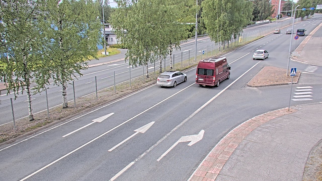 Weather Camera Image Road 75 Siilinjärvi2, Siilinjärvi, Pohjois-Savo