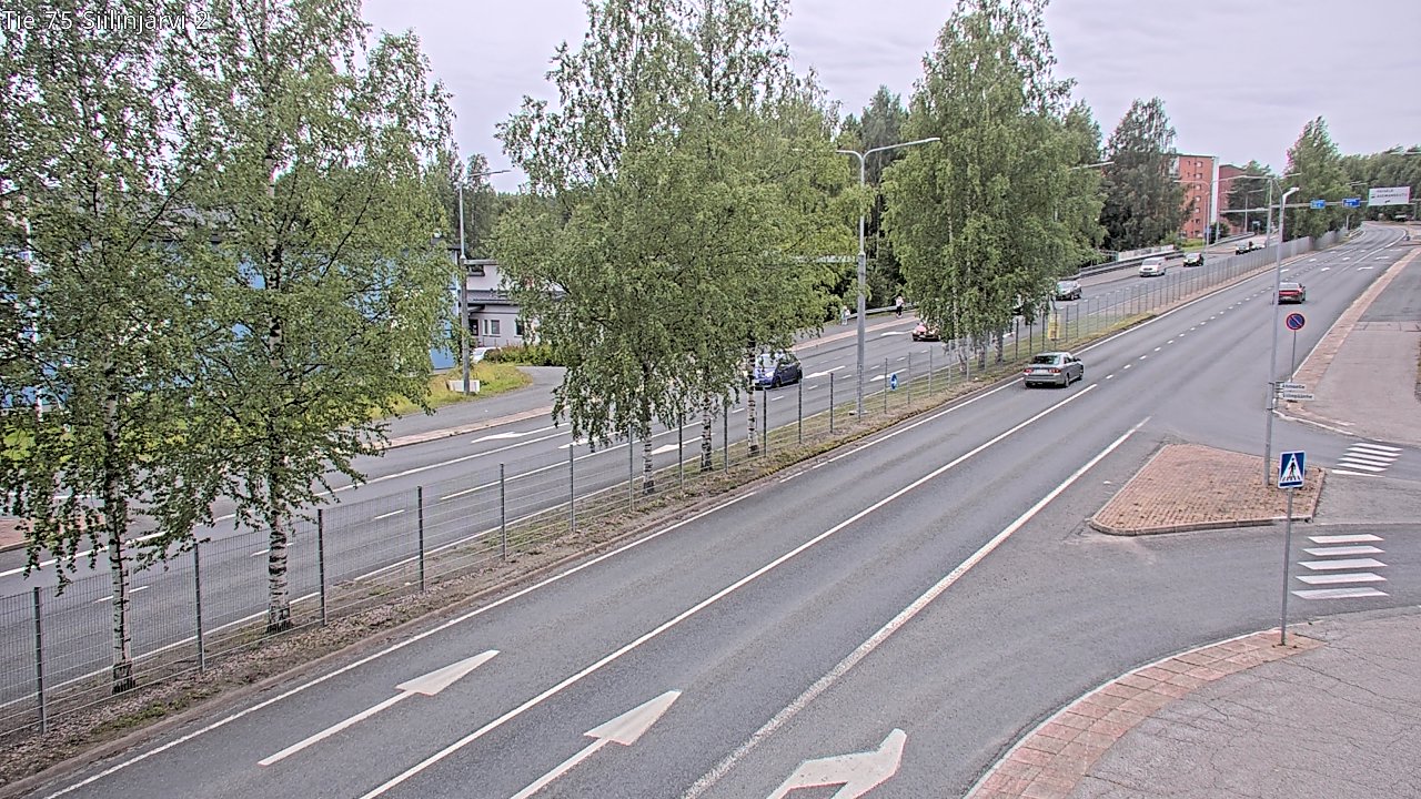 Weather Camera Image Road 75 Siilinjärvi2, Siilinjärvi, Pohjois-Savo