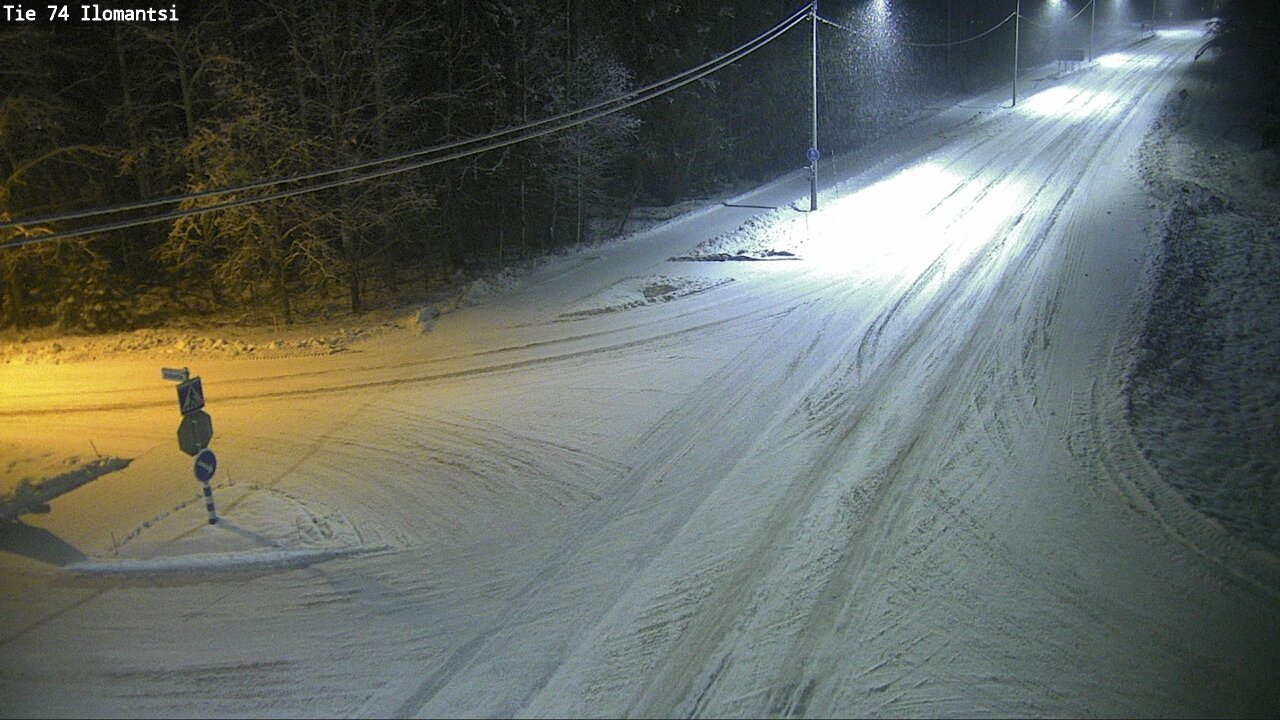 Weather Camera Image Väg 74 Ilomantsi, Ilomantsi, Pohjois-Karjala