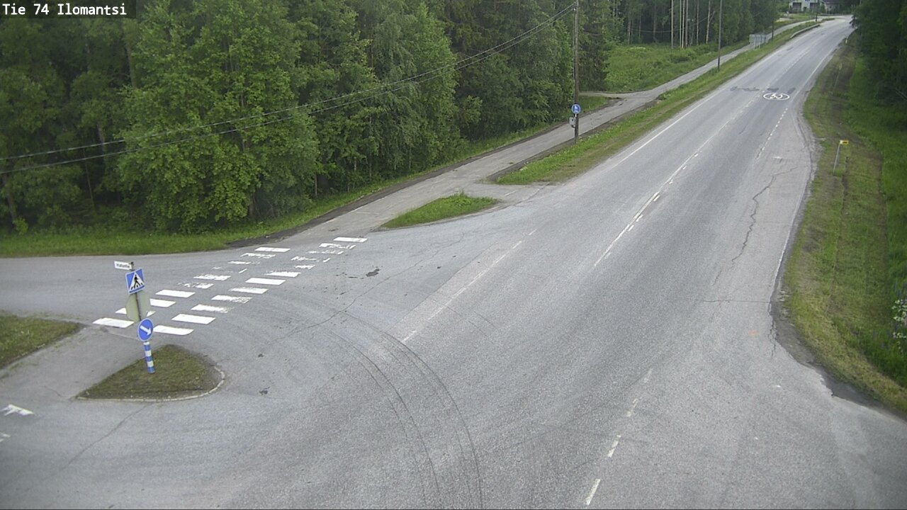 Weather Camera Image Väg 74 Ilomantsi, Ilomantsi, Pohjois-Karjala