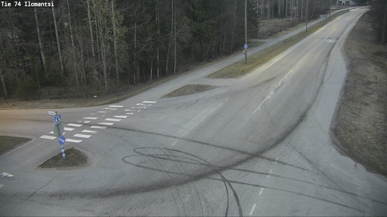 Weather Camera Image Väg 74 Ilomantsi, Ilomantsi, Pohjois-Karjala