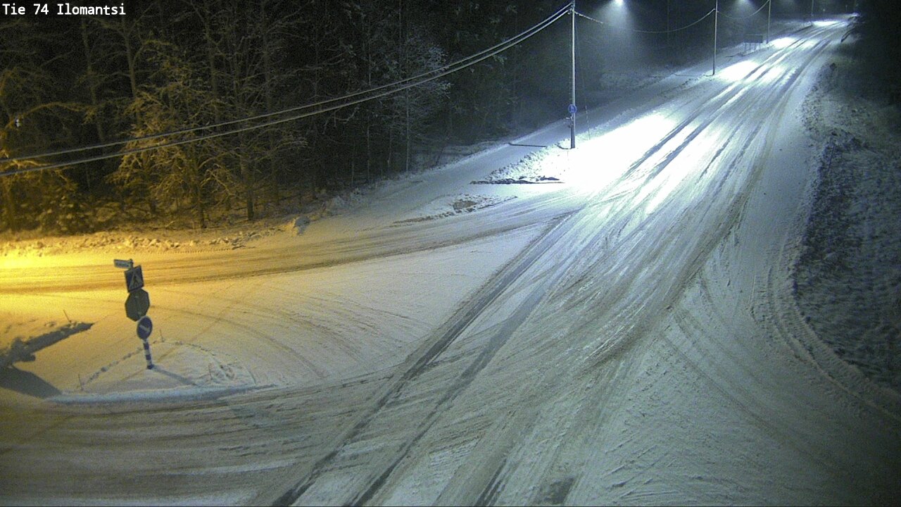 Weather Camera Image Väg 74 Ilomantsi, Ilomantsi, Pohjois-Karjala