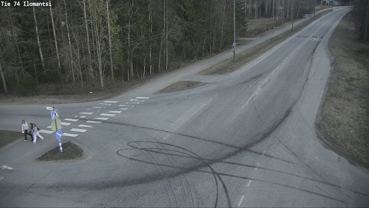 Weather Camera Image Väg 74 Ilomantsi, Ilomantsi, Pohjois-Karjala