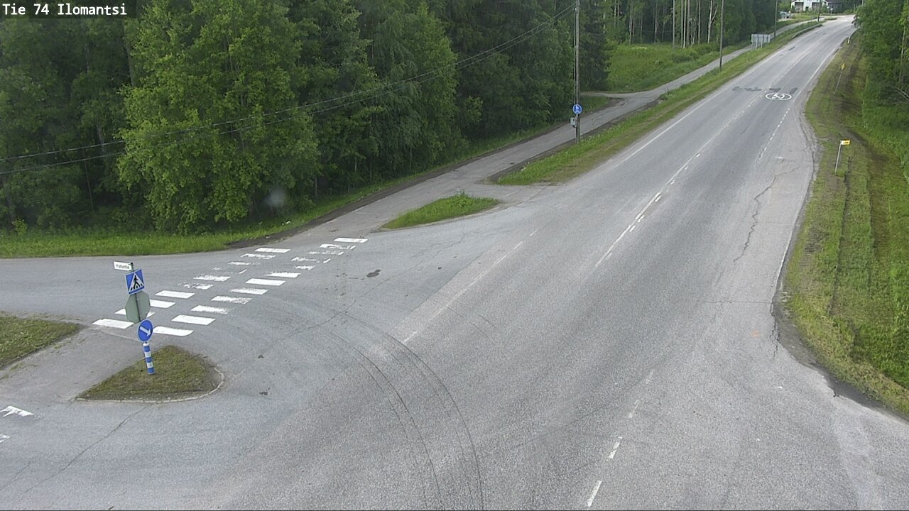 Weather Camera Image Väg 74 Ilomantsi, Ilomantsi, Pohjois-Karjala