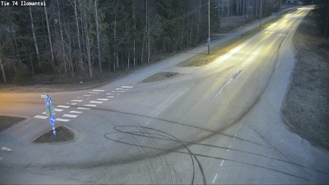 Weather Camera Image Väg 74 Ilomantsi, Ilomantsi, Pohjois-Karjala