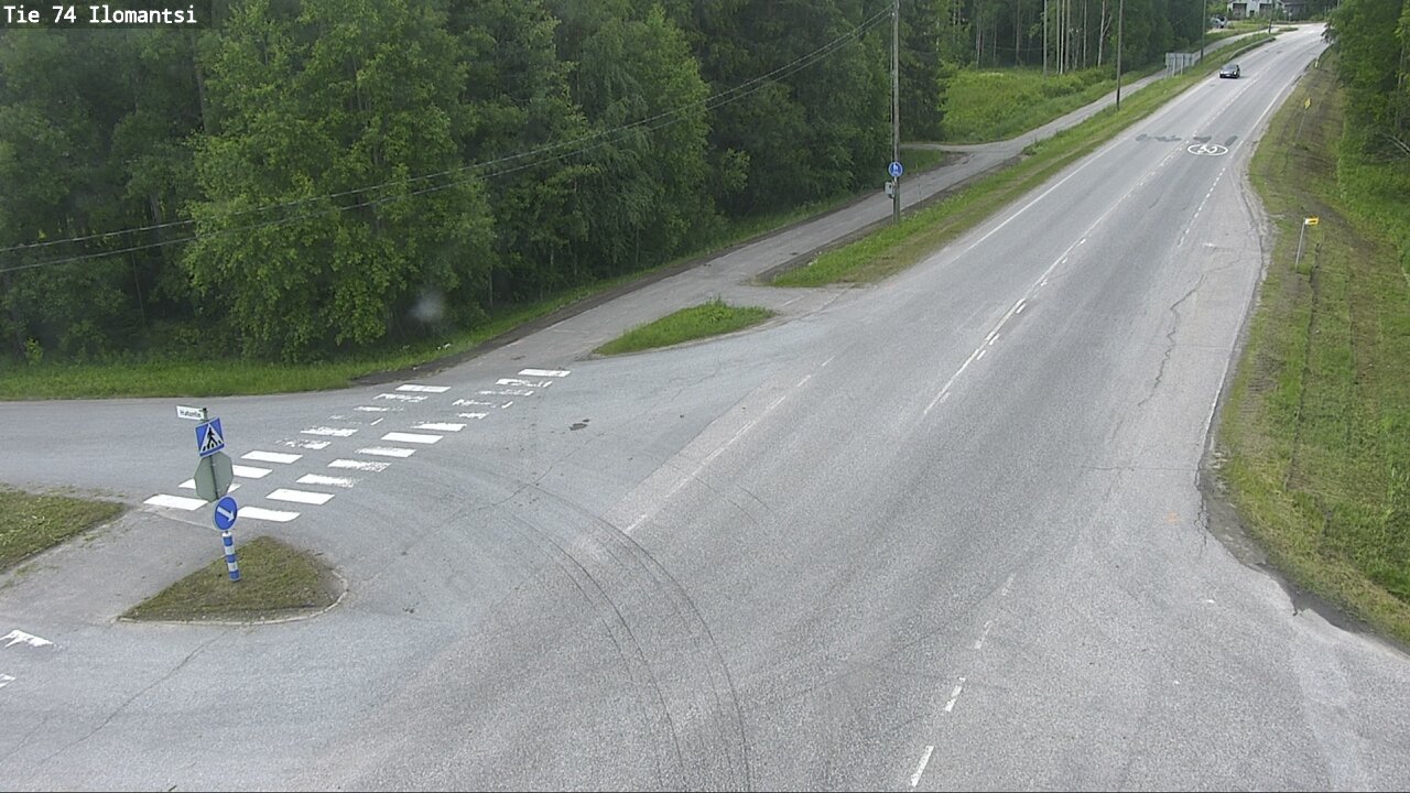 Weather Camera Image Väg 74 Ilomantsi, Ilomantsi, Pohjois-Karjala