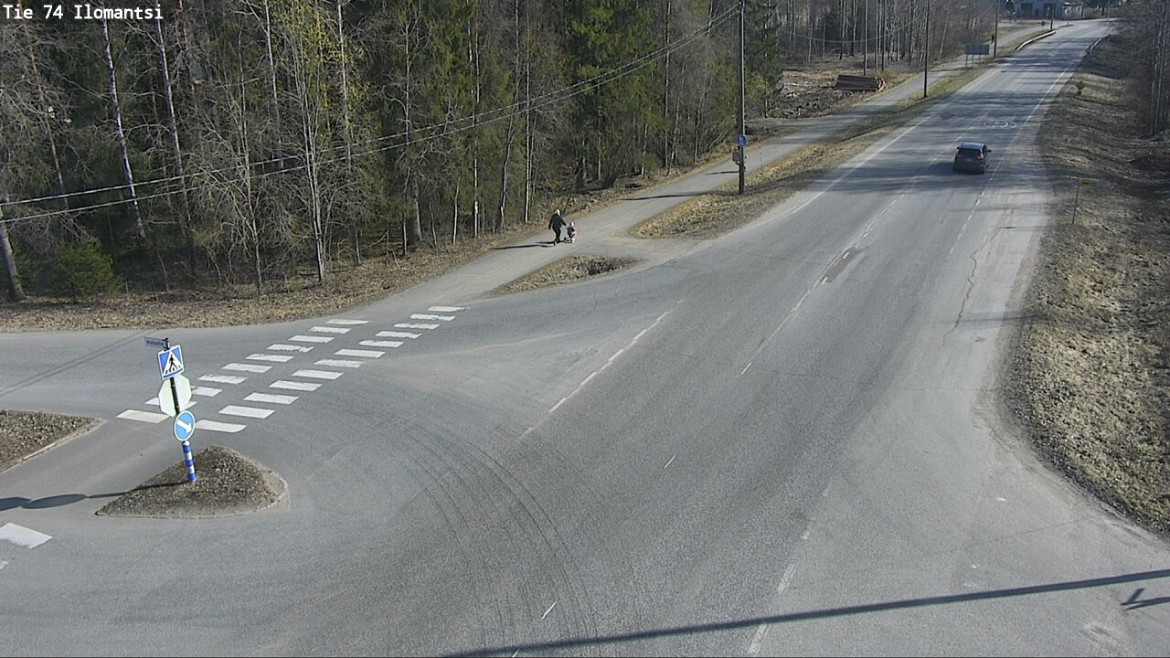 Weather Camera Image Väg 74 Ilomantsi, Ilomantsi, Pohjois-Karjala