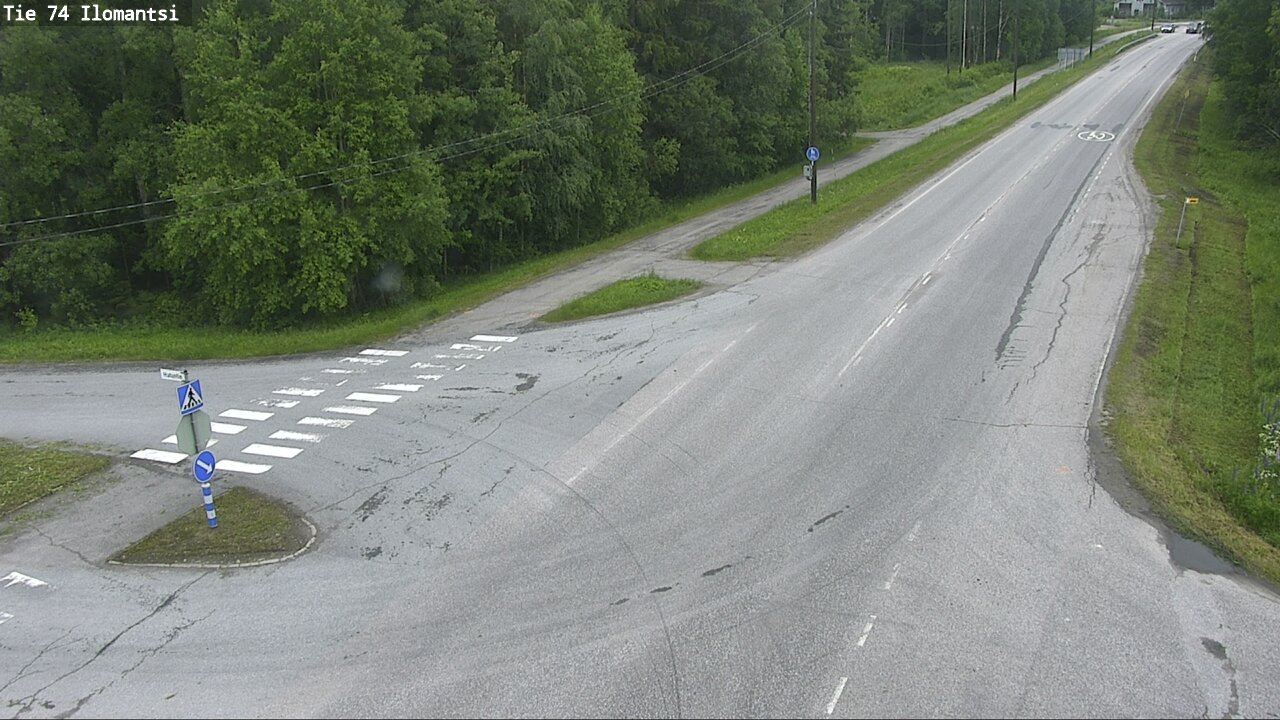Weather Camera Image Väg 74 Ilomantsi, Ilomantsi, Pohjois-Karjala