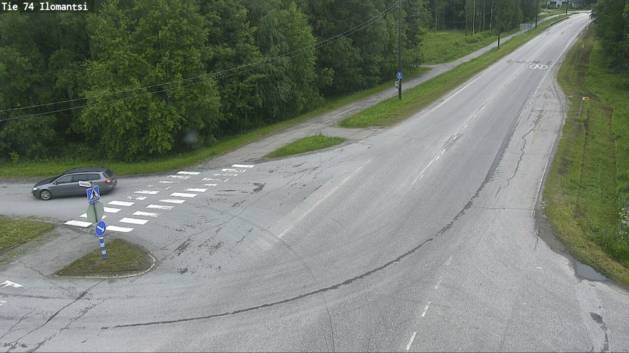 Weather Camera Image Väg 74 Ilomantsi, Ilomantsi, Pohjois-Karjala