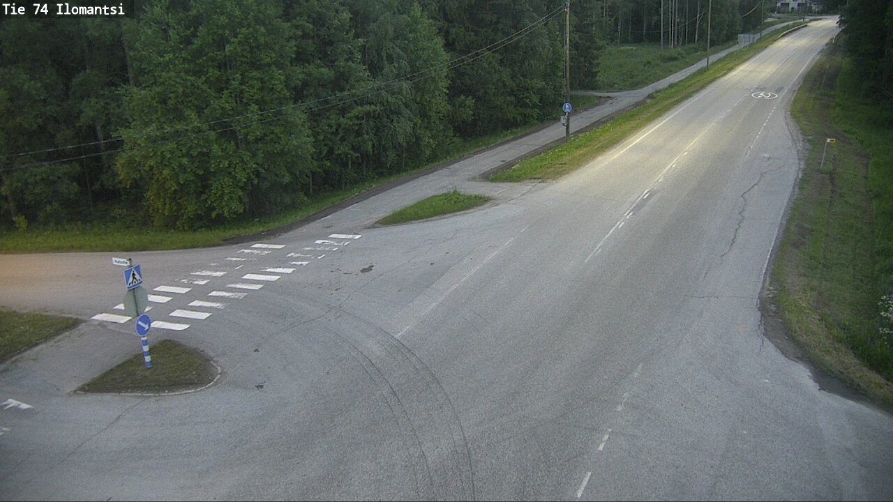 Weather Camera Image Väg 74 Ilomantsi, Ilomantsi, Pohjois-Karjala