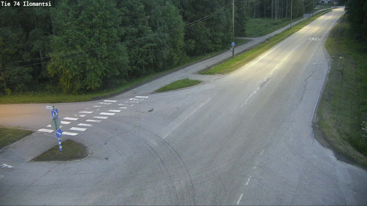 Weather Camera Image Väg 74 Ilomantsi, Ilomantsi, Pohjois-Karjala