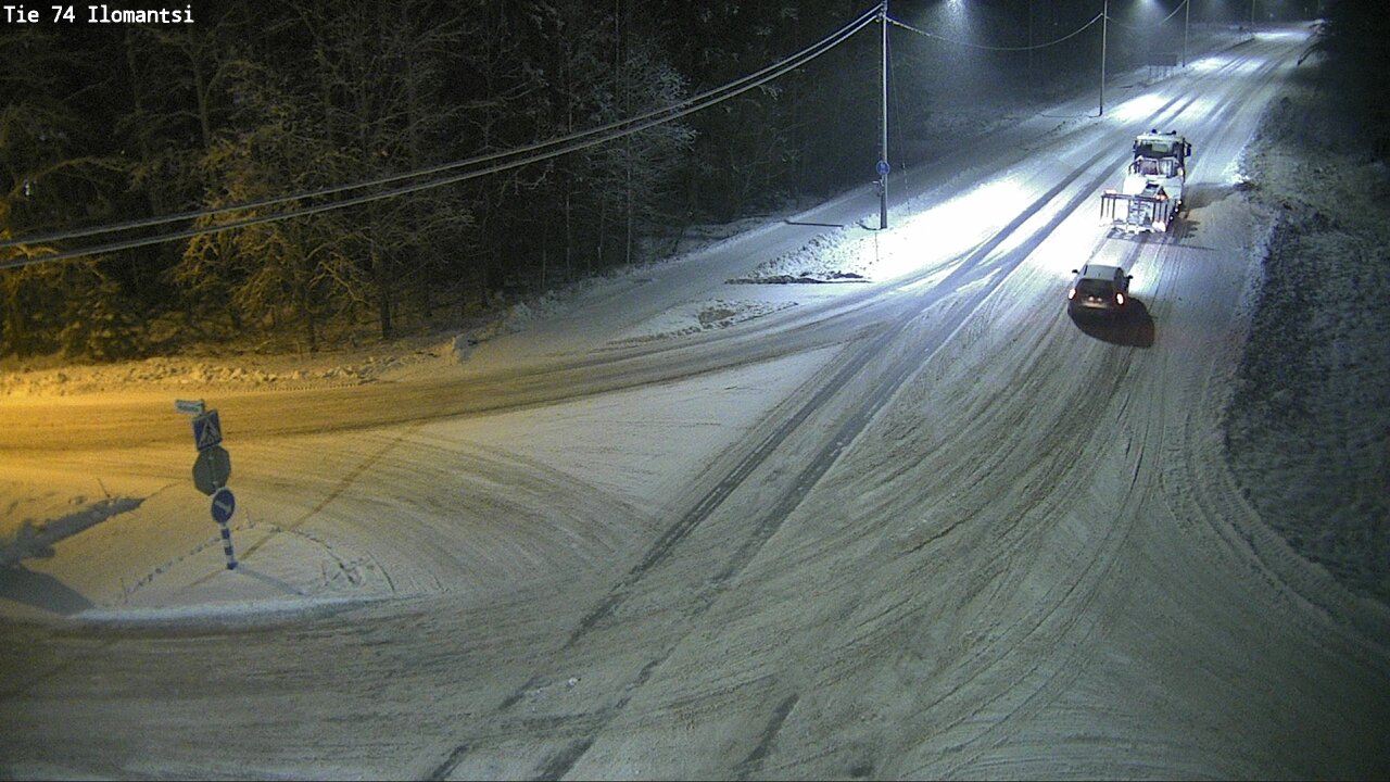 Weather Camera Image Väg 74 Ilomantsi, Ilomantsi, Pohjois-Karjala