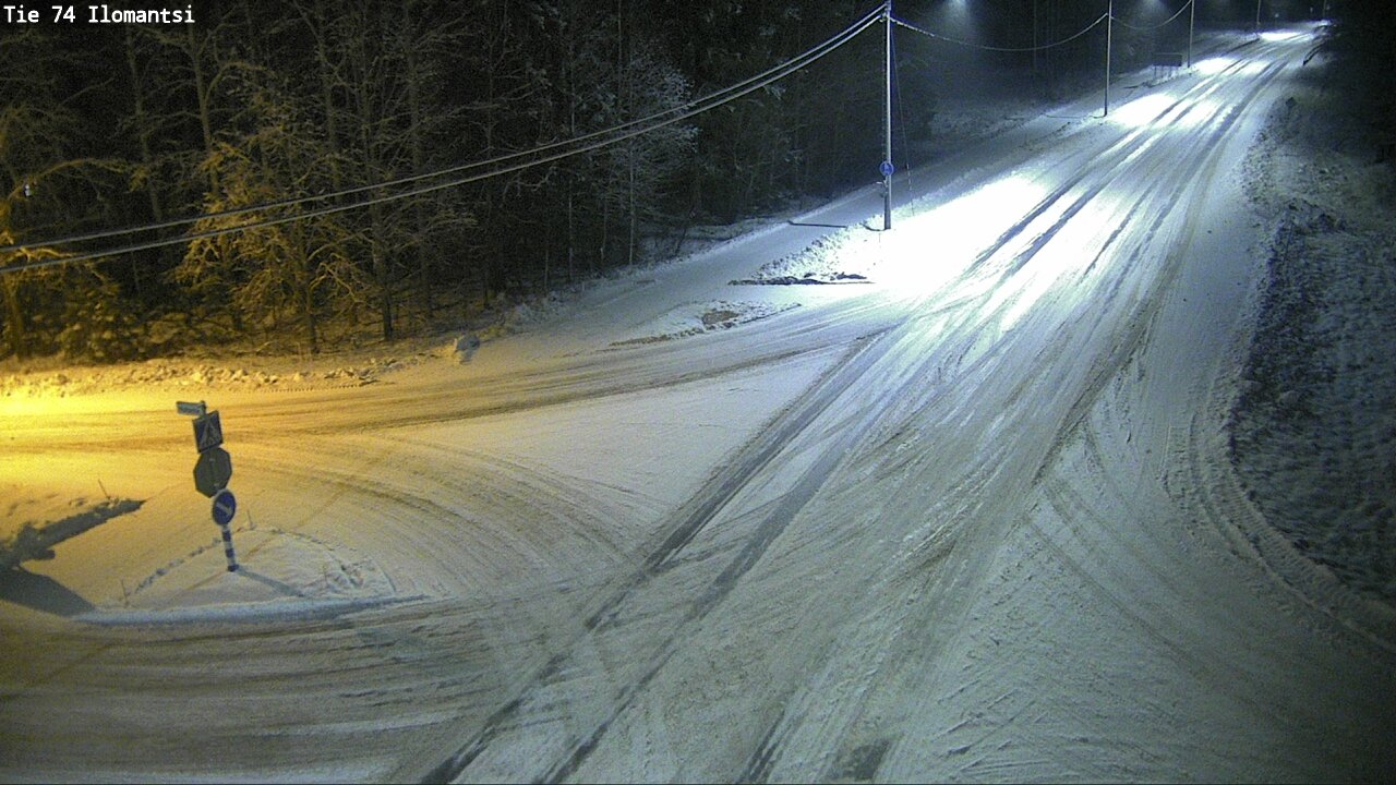 Weather Camera Image Väg 74 Ilomantsi, Ilomantsi, Pohjois-Karjala