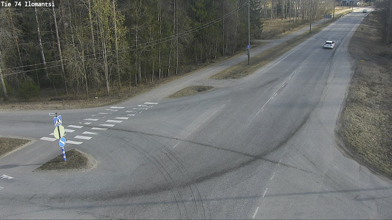 Weather Camera Image Väg 74 Ilomantsi, Ilomantsi, Pohjois-Karjala