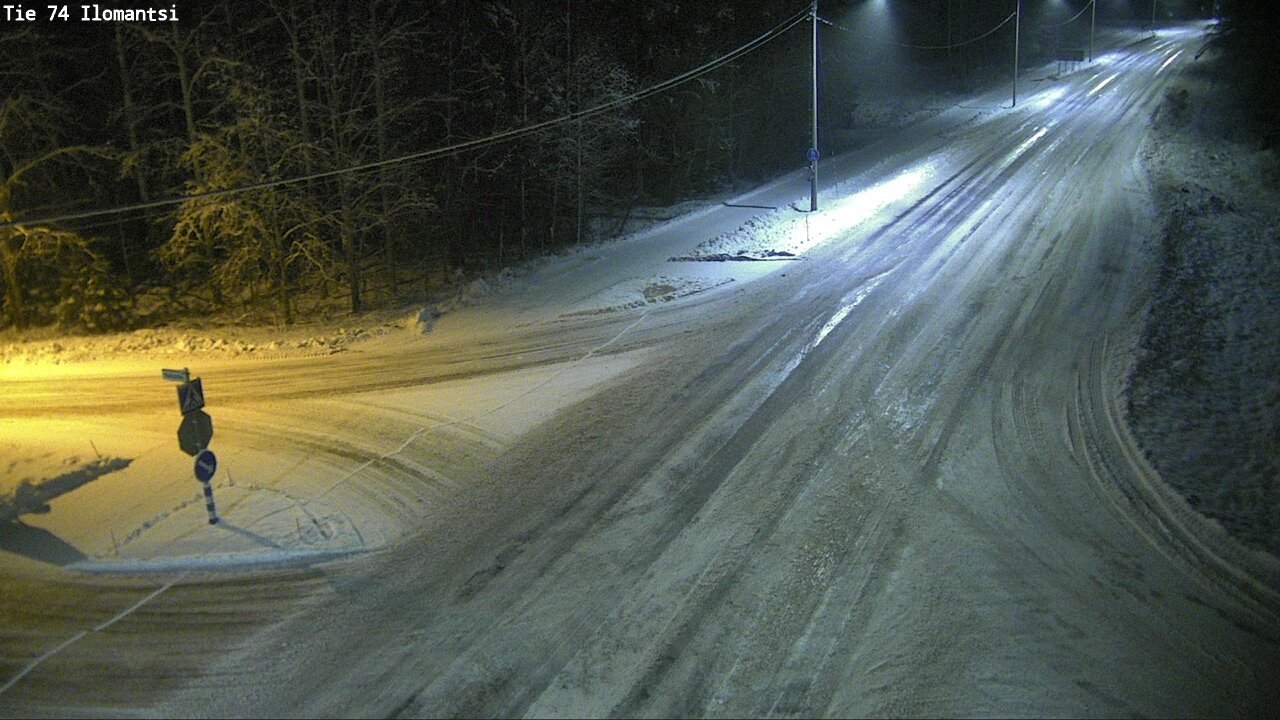 Weather Camera Image Väg 74 Ilomantsi, Ilomantsi, Pohjois-Karjala