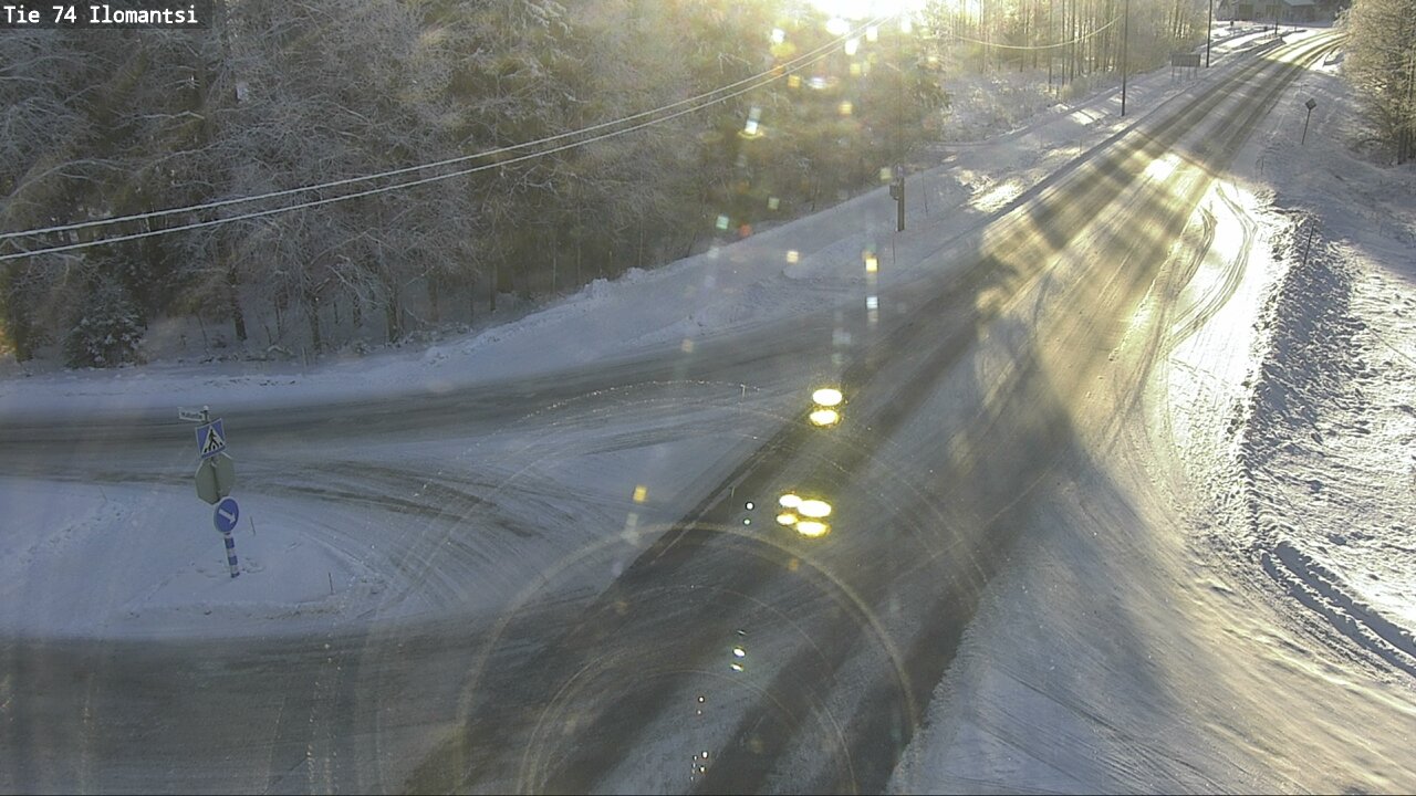 Weather Camera Image Road 74 Ilomantsi, Ilomantsi, Pohjois-Karjala