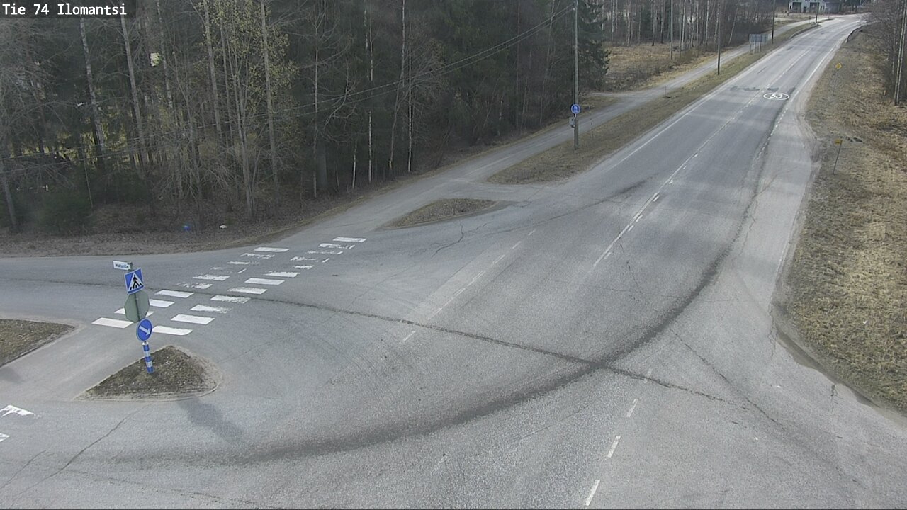 Weather Camera Image Väg 74 Ilomantsi, Ilomantsi, Pohjois-Karjala