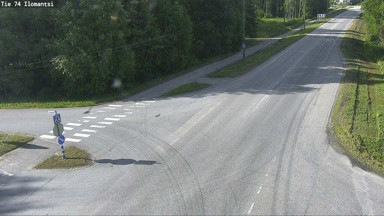 Weather Camera Image Väg 74 Ilomantsi, Ilomantsi, Pohjois-Karjala