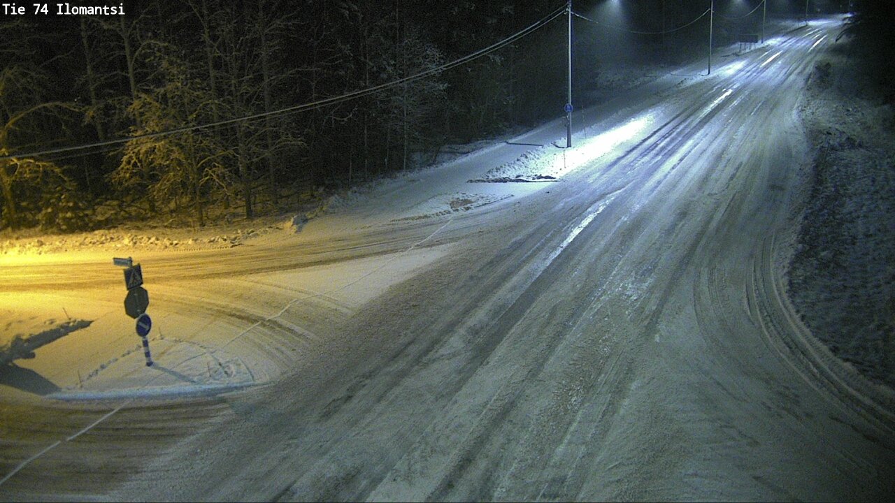 Weather Camera Image Väg 74 Ilomantsi, Ilomantsi, Pohjois-Karjala