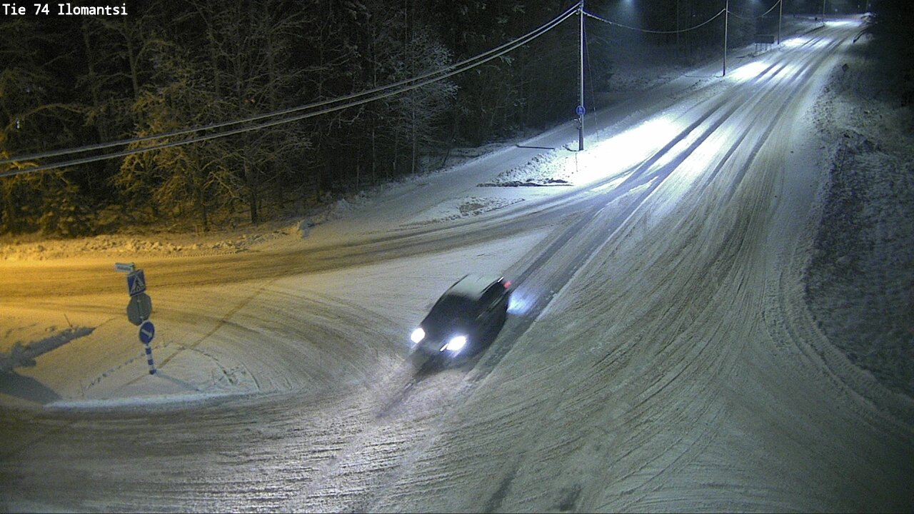 Weather Camera Image Väg 74 Ilomantsi, Ilomantsi, Pohjois-Karjala