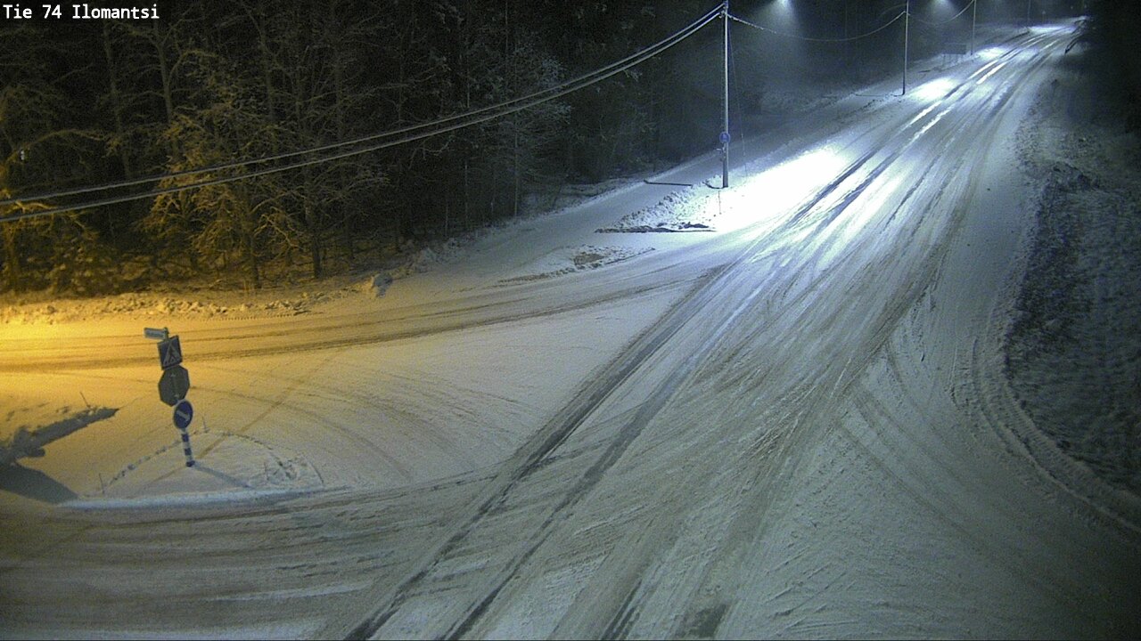 Weather Camera Image Väg 74 Ilomantsi, Ilomantsi, Pohjois-Karjala