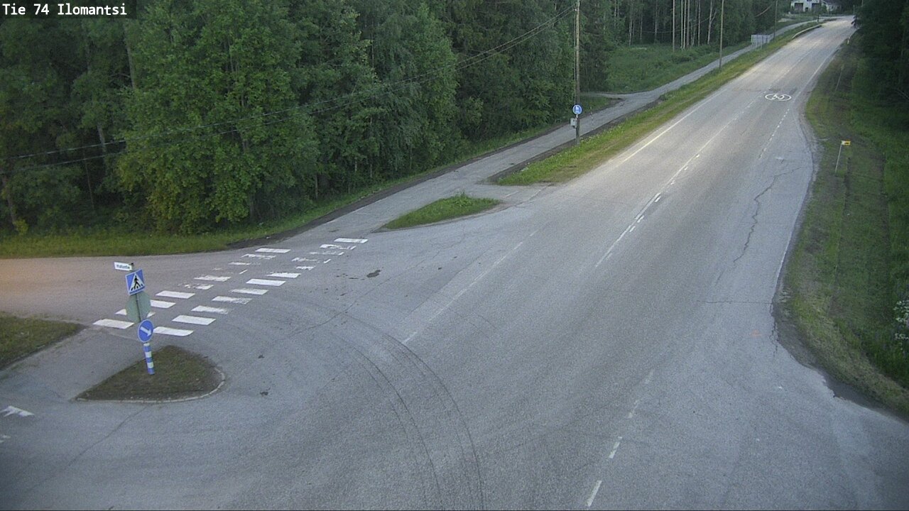 Weather Camera Image Väg 74 Ilomantsi, Ilomantsi, Pohjois-Karjala
