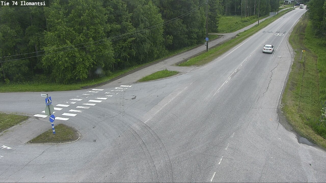 Weather Camera Image Väg 74 Ilomantsi, Ilomantsi, Pohjois-Karjala