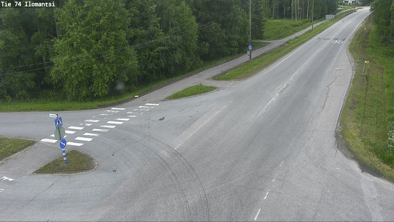 Weather Camera Image Väg 74 Ilomantsi, Ilomantsi, Pohjois-Karjala