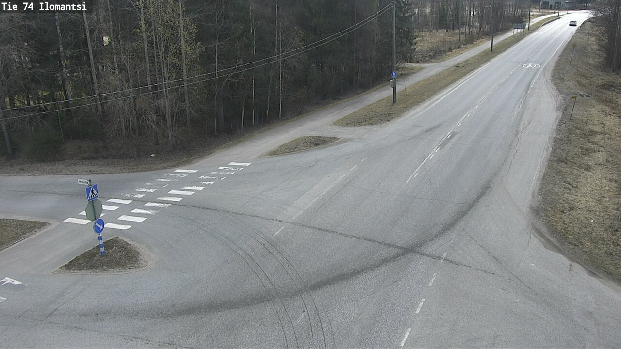 Weather Camera Image Väg 74 Ilomantsi, Ilomantsi, Pohjois-Karjala