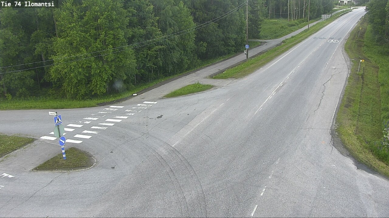 Weather Camera Image Väg 74 Ilomantsi, Ilomantsi, Pohjois-Karjala