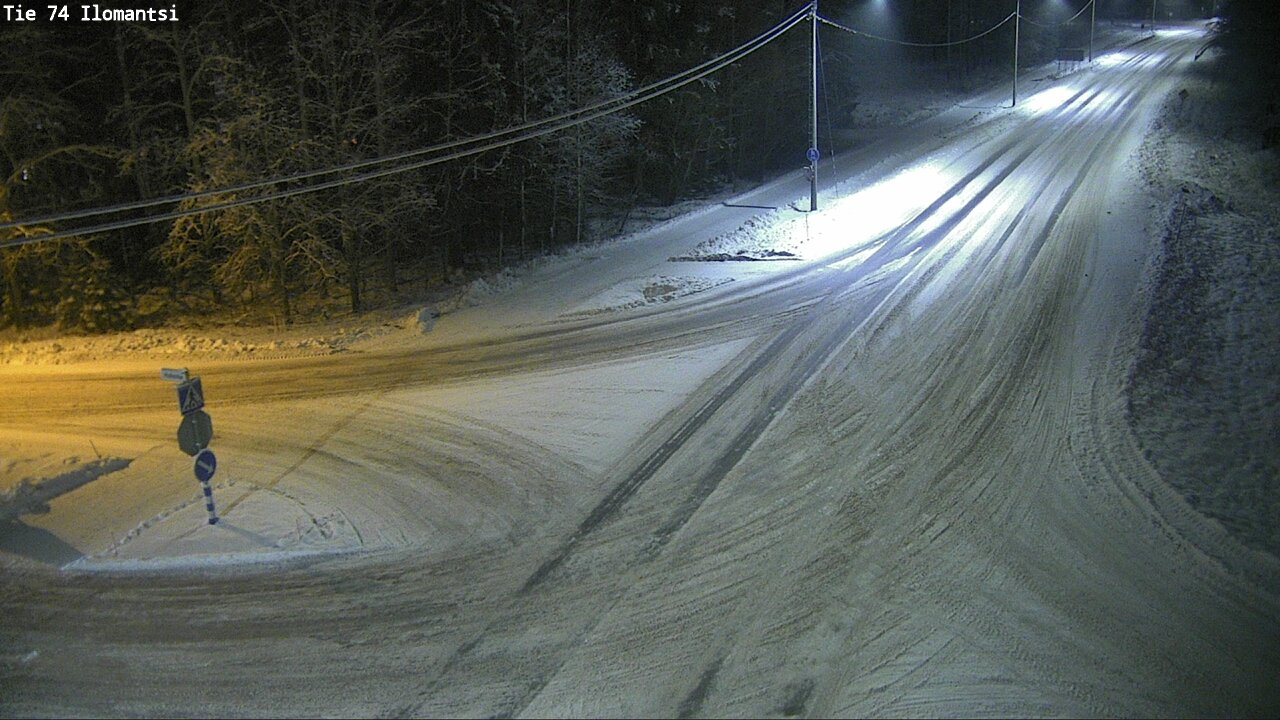 Weather Camera Image Väg 74 Ilomantsi, Ilomantsi, Pohjois-Karjala
