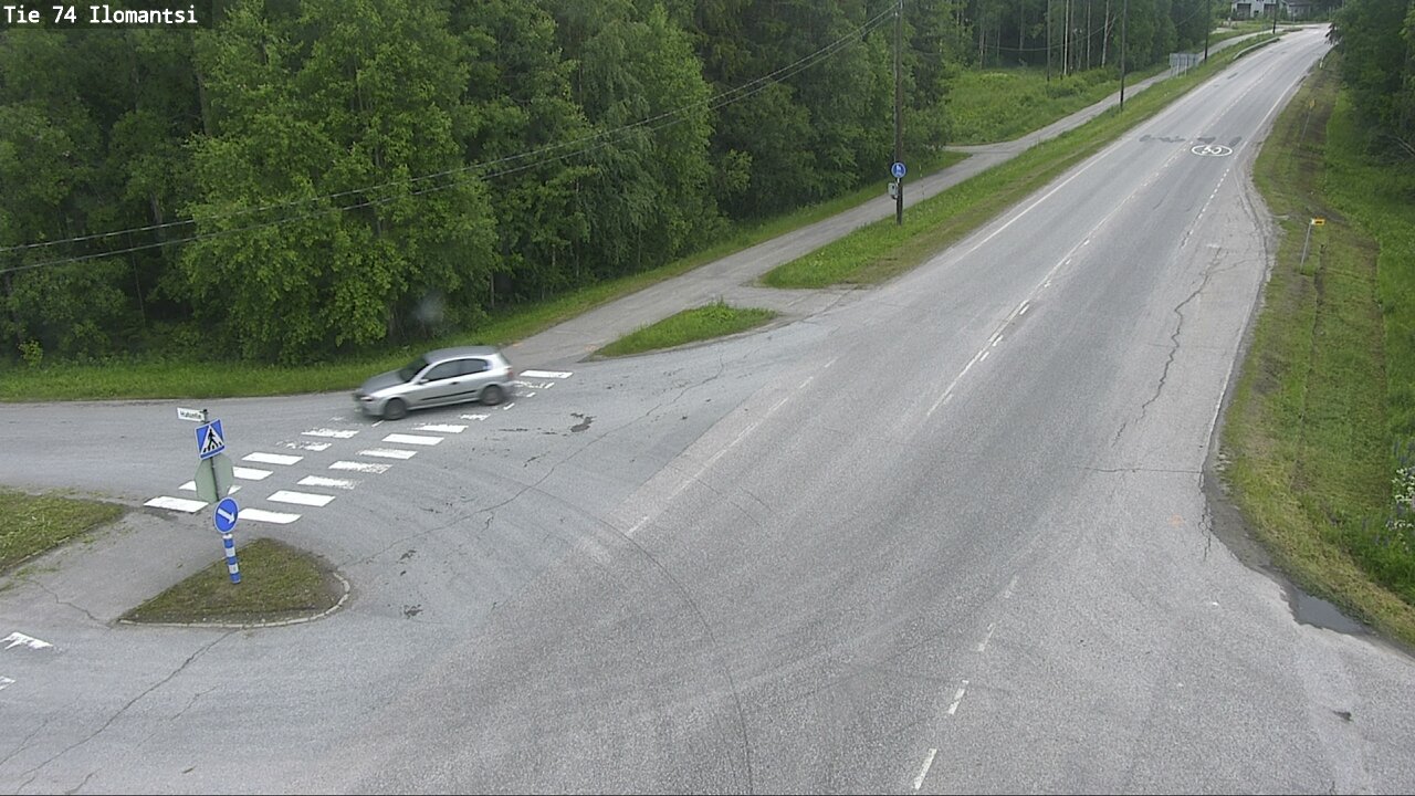 Weather Camera Image Väg 74 Ilomantsi, Ilomantsi, Pohjois-Karjala