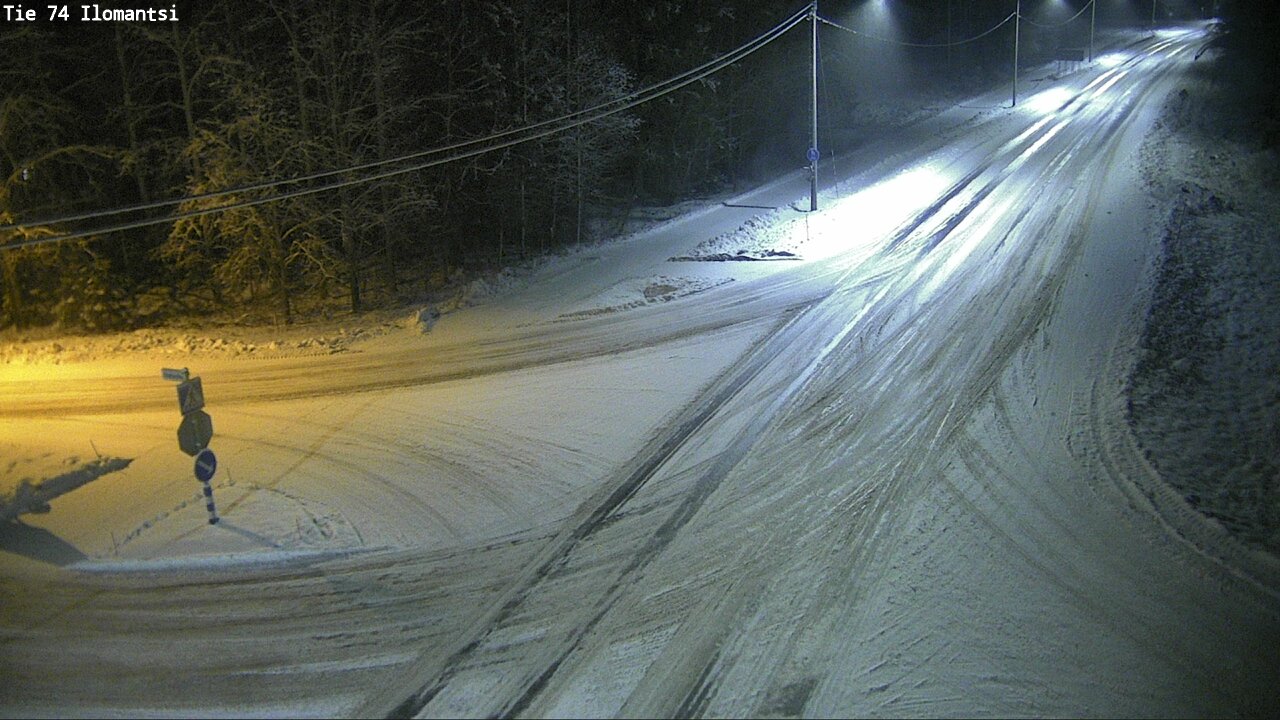 Weather Camera Image Väg 74 Ilomantsi, Ilomantsi, Pohjois-Karjala