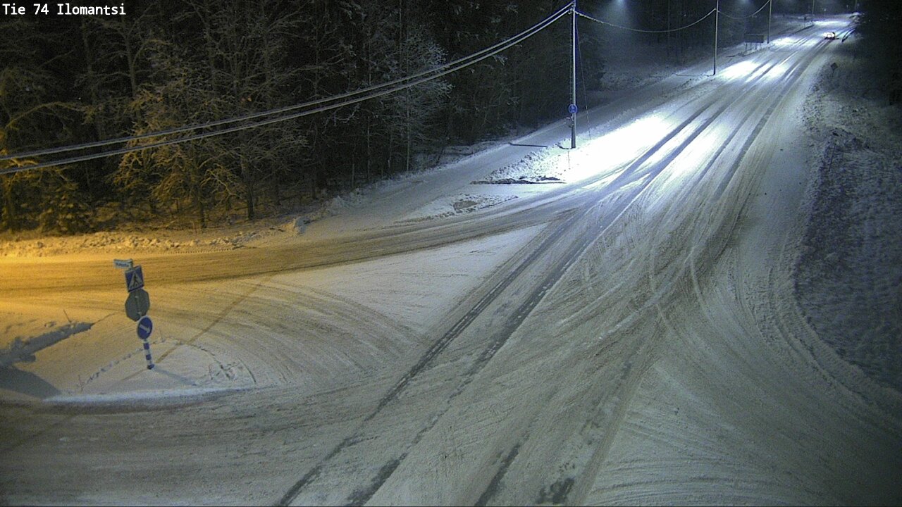 Weather Camera Image Väg 74 Ilomantsi, Ilomantsi, Pohjois-Karjala