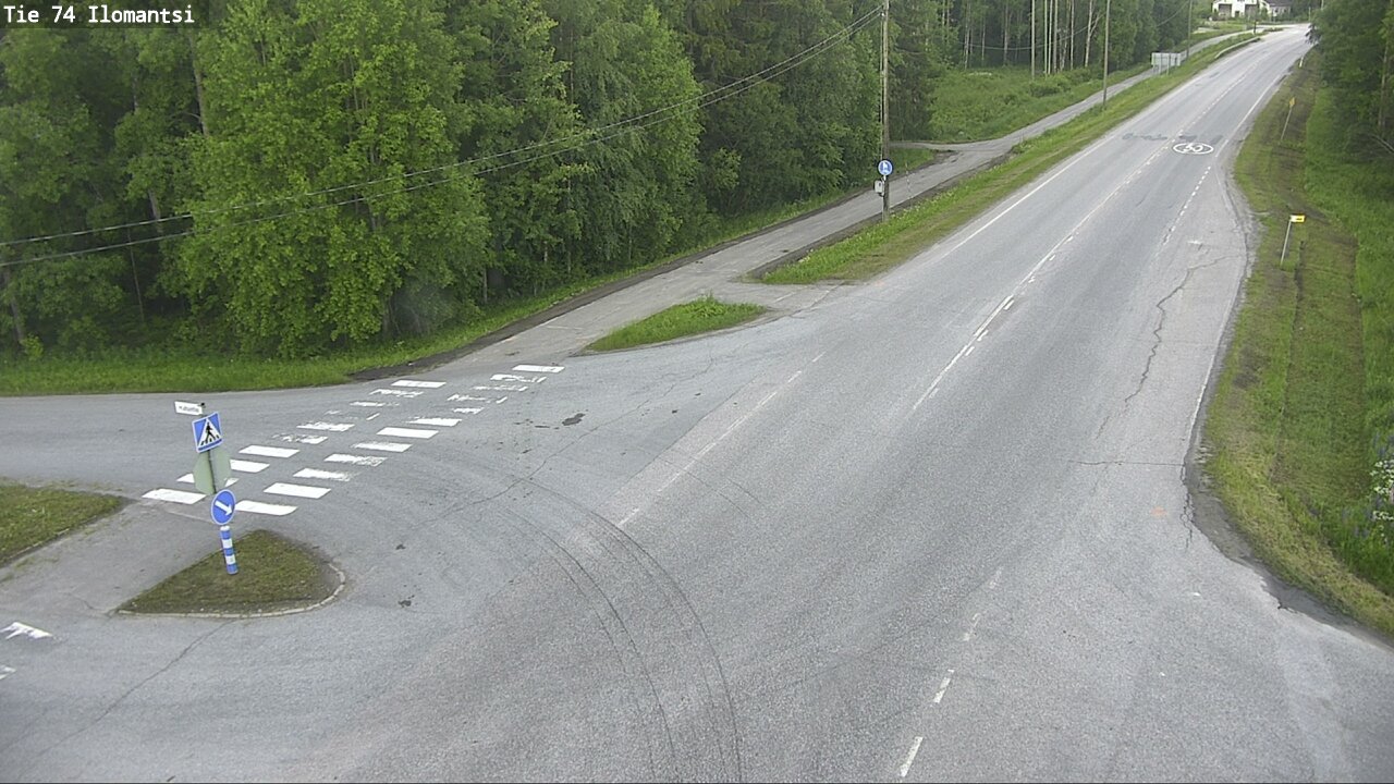 Weather Camera Image Väg 74 Ilomantsi, Ilomantsi, Pohjois-Karjala