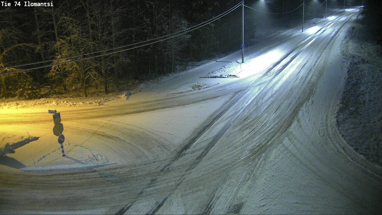 Weather Camera Image Väg 74 Ilomantsi, Ilomantsi, Pohjois-Karjala