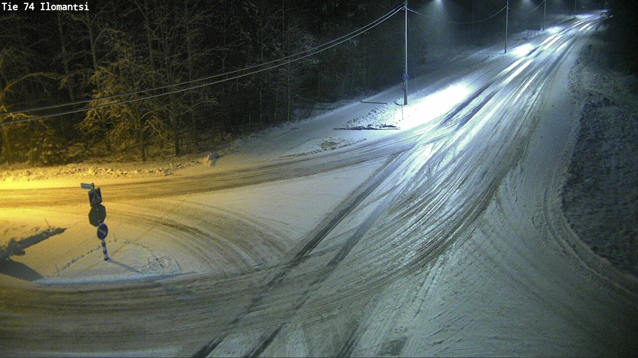 Weather Camera Image Väg 74 Ilomantsi, Ilomantsi, Pohjois-Karjala