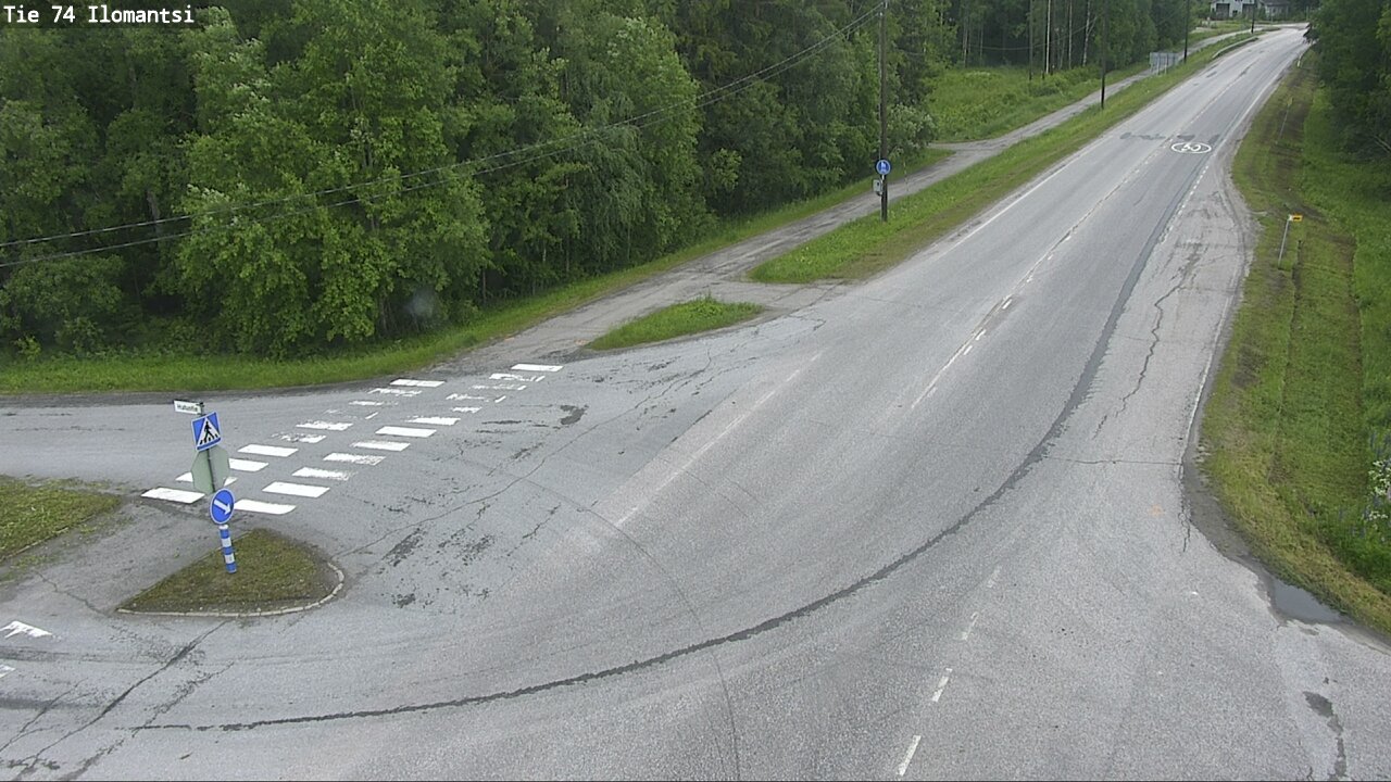 Weather Camera Image Väg 74 Ilomantsi, Ilomantsi, Pohjois-Karjala