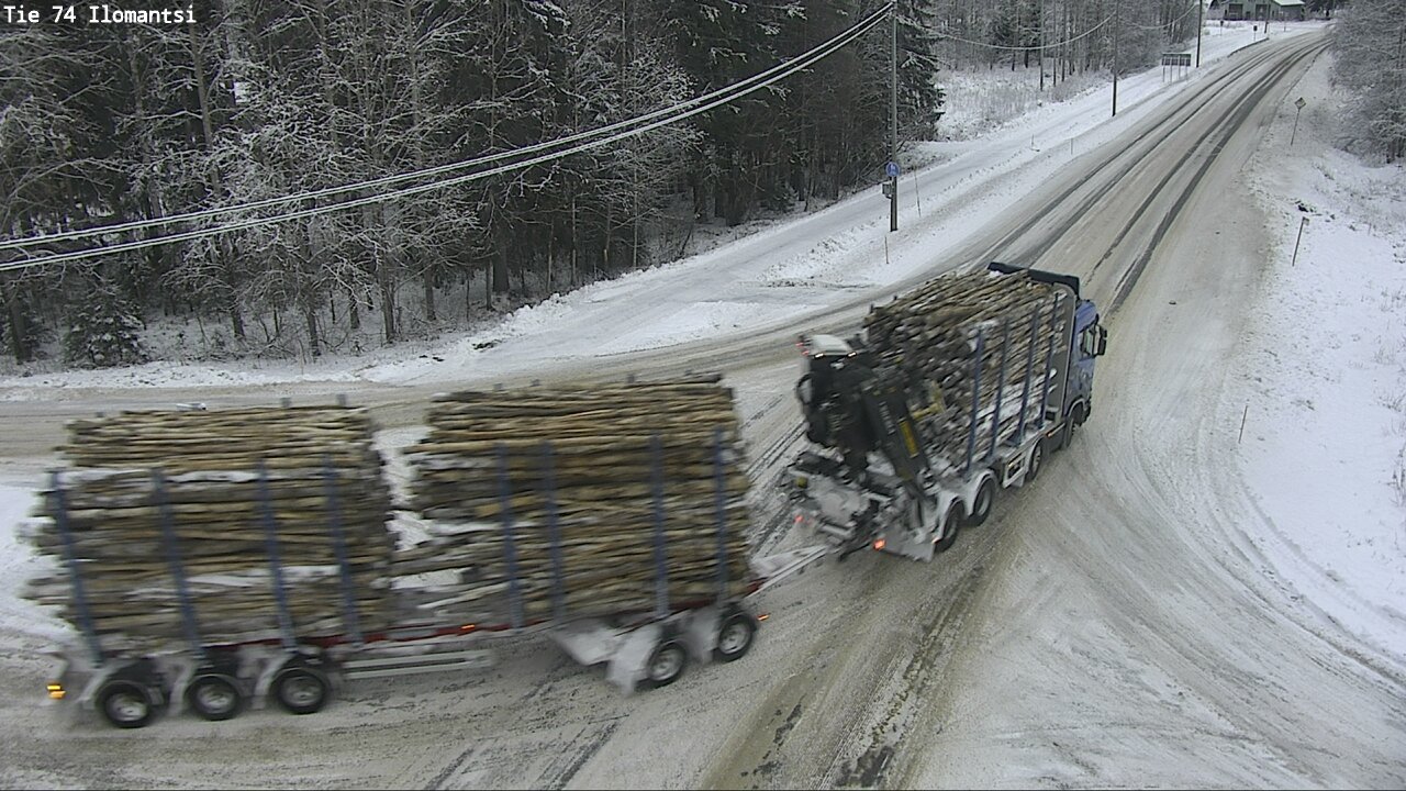 Weather Camera Image Väg 74 Ilomantsi, Ilomantsi, Pohjois-Karjala