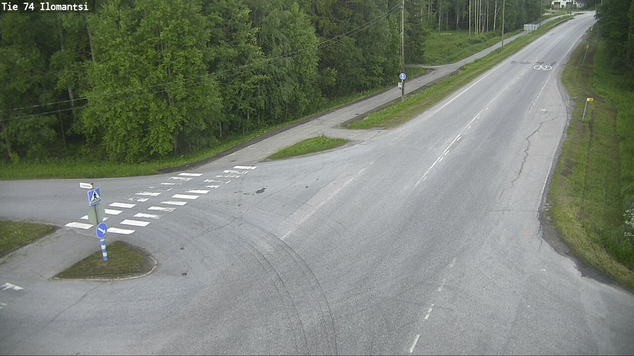 Weather Camera Image Väg 74 Ilomantsi, Ilomantsi, Pohjois-Karjala
