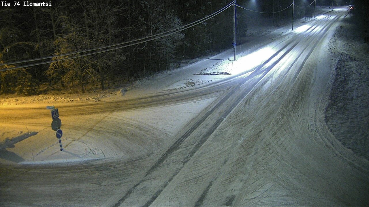 Weather Camera Image Väg 74 Ilomantsi, Ilomantsi, Pohjois-Karjala