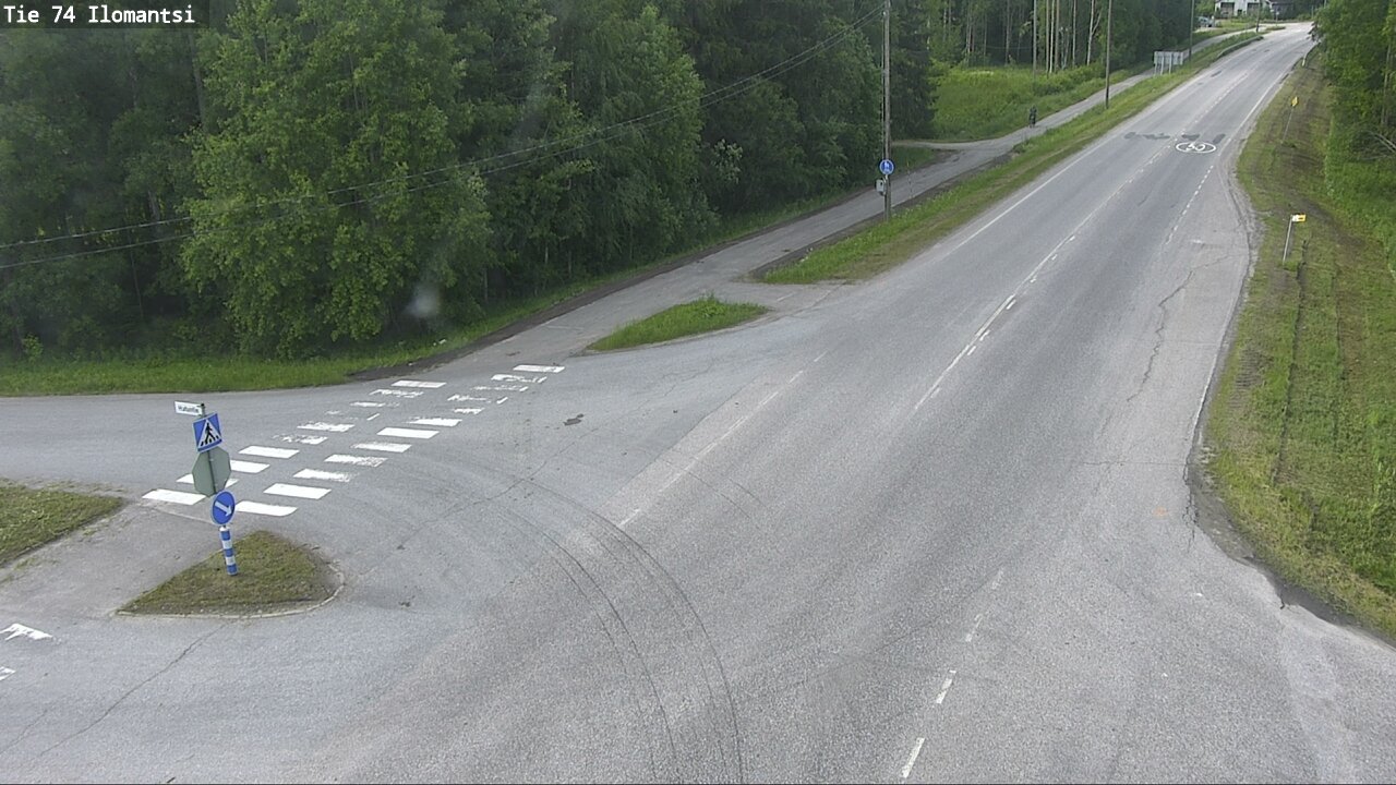 Weather Camera Image Väg 74 Ilomantsi, Ilomantsi, Pohjois-Karjala