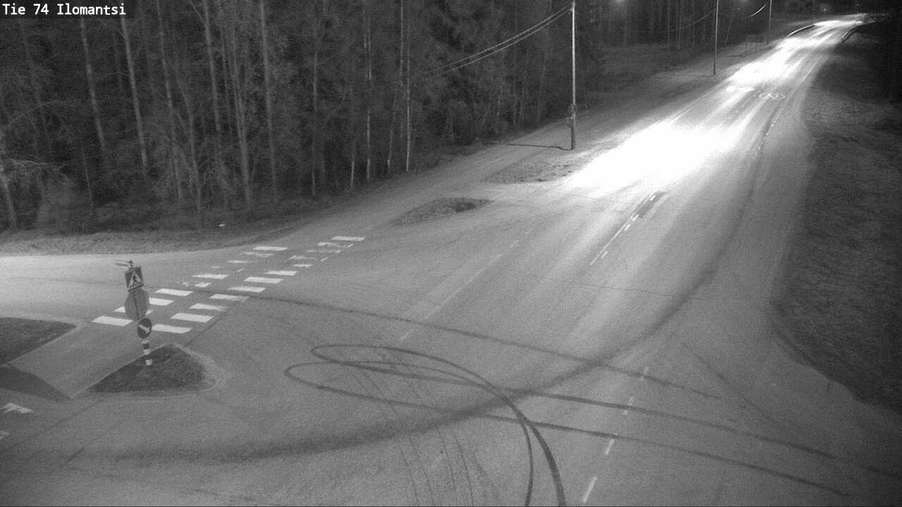 Weather Camera Image Väg 74 Ilomantsi, Ilomantsi, Pohjois-Karjala