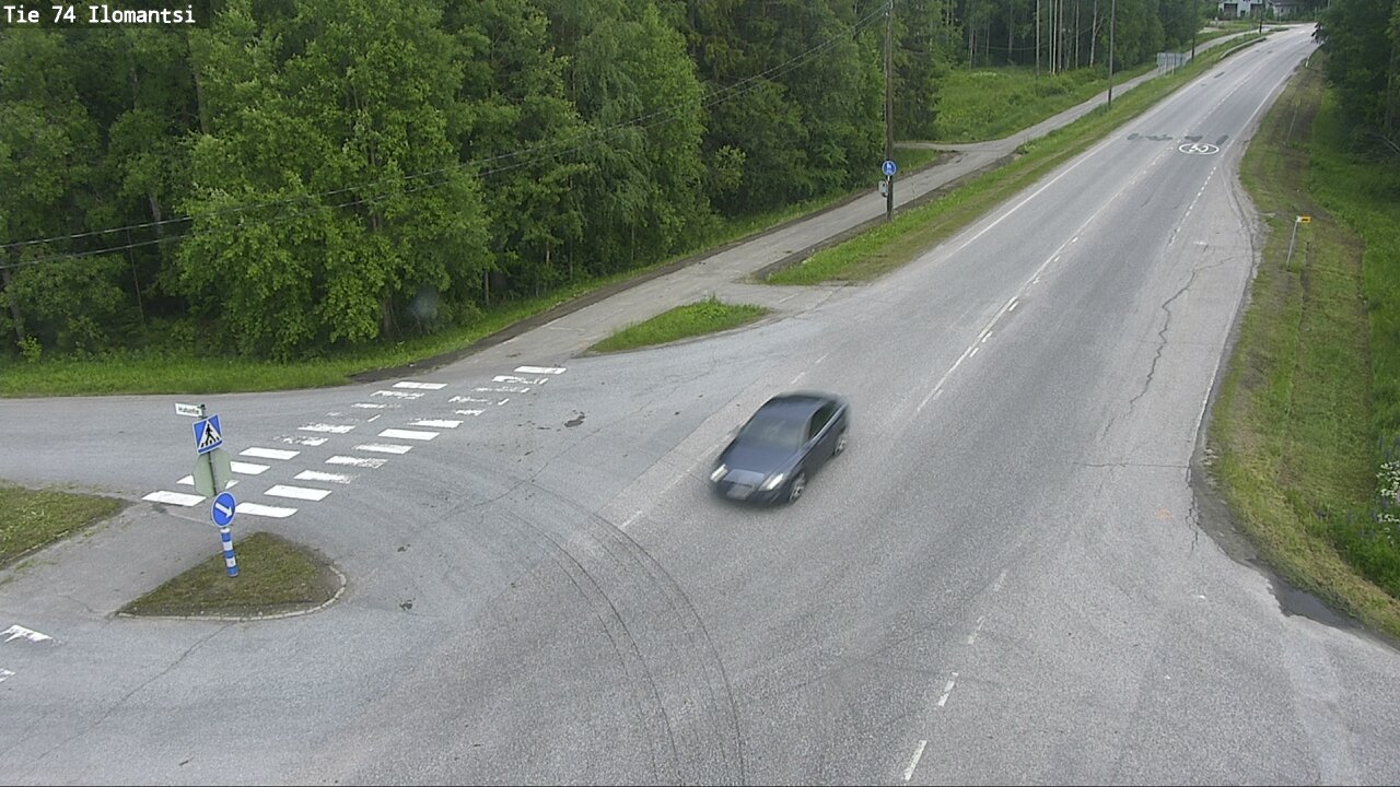 Weather Camera Image Väg 74 Ilomantsi, Ilomantsi, Pohjois-Karjala
