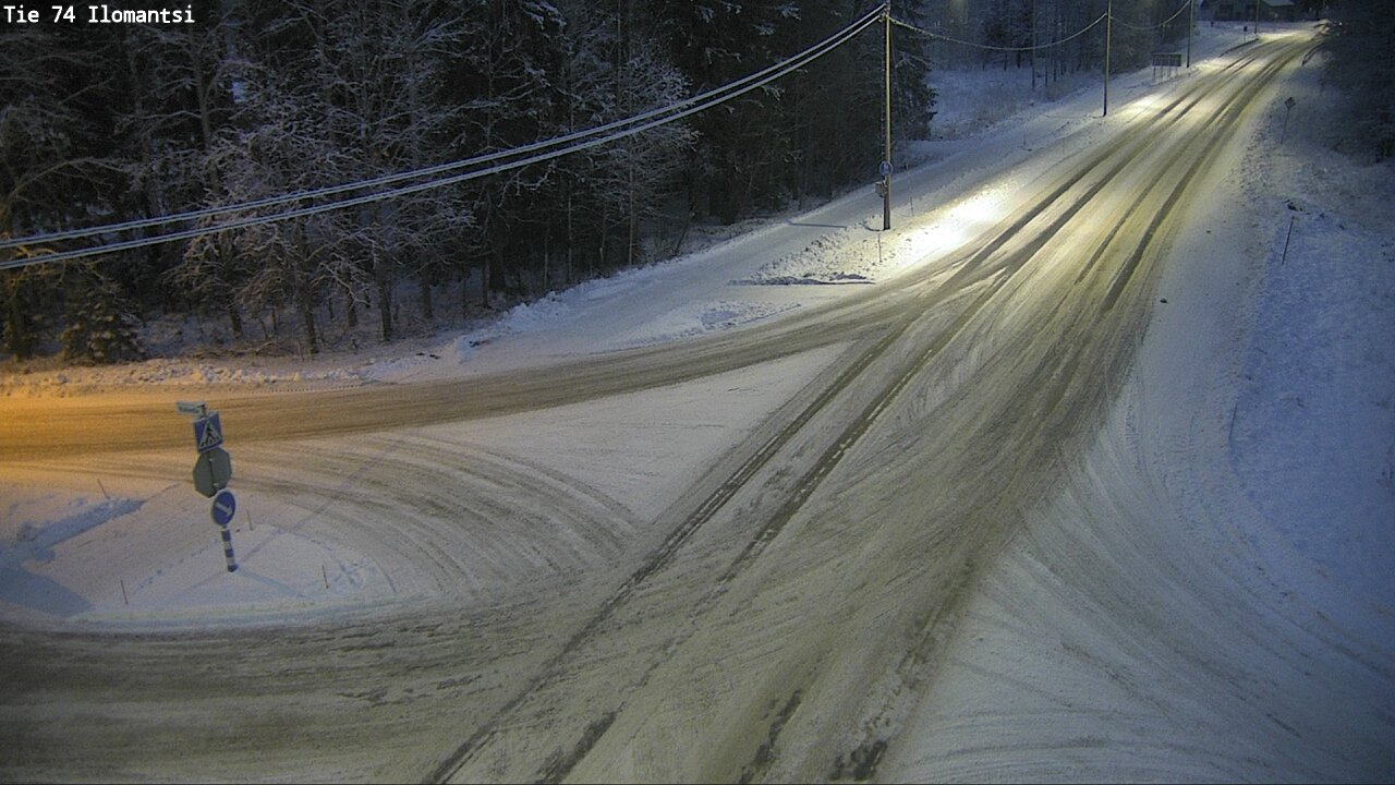 Weather Camera Image Väg 74 Ilomantsi, Ilomantsi, Pohjois-Karjala