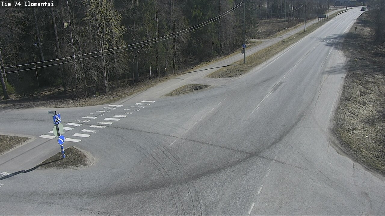 Weather Camera Image Väg 74 Ilomantsi, Ilomantsi, Pohjois-Karjala