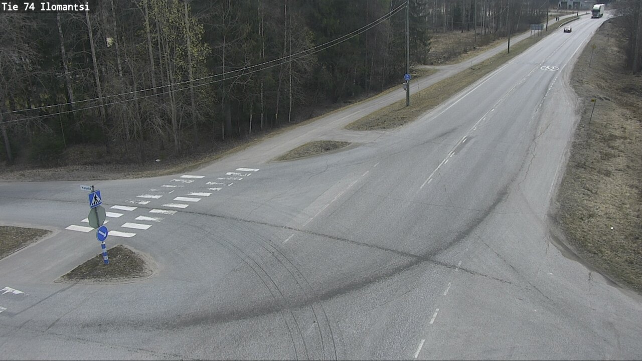 Weather Camera Image Väg 74 Ilomantsi, Ilomantsi, Pohjois-Karjala