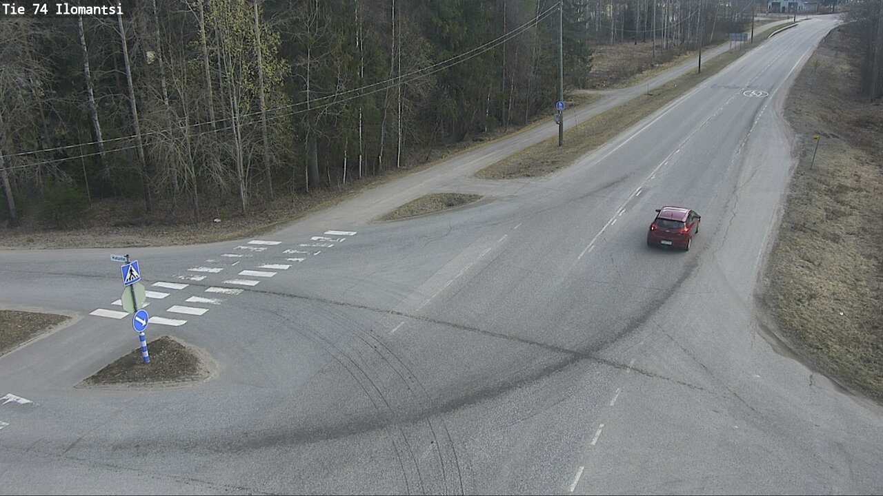 Weather Camera Image Väg 74 Ilomantsi, Ilomantsi, Pohjois-Karjala